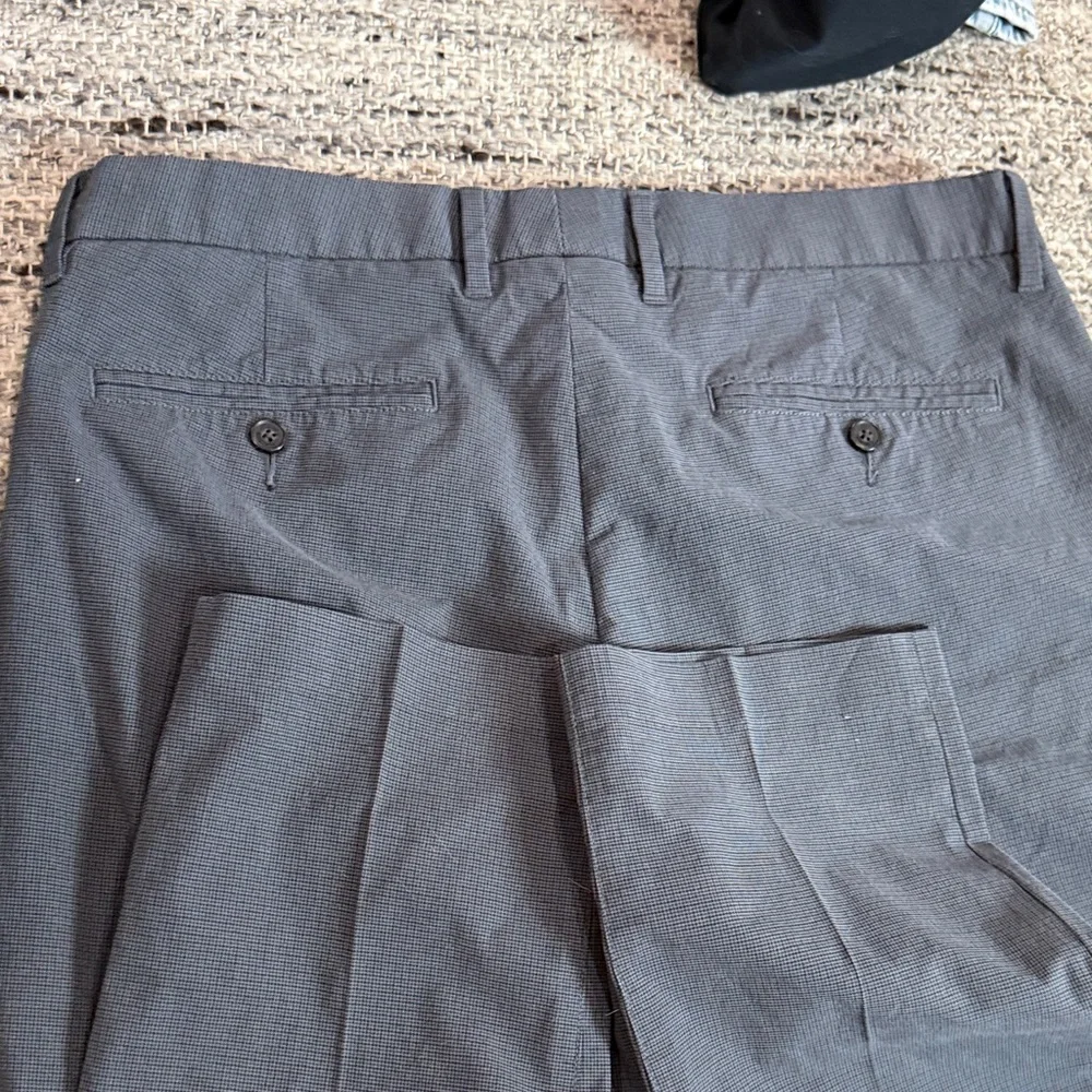Bonobos Dark blue Checkered Dress Thursday Pants 34x30